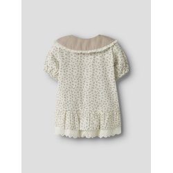 Lil' Atelier Skjorte Mini SS Fjola Loose Coconut Milk