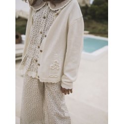 Lil' Atelier Skjorte Mini SS Fjola Loose Coconut Milk