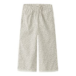 Lil' Atelier Bukser Mini Fjola Wide Ancle Coconut Milk
