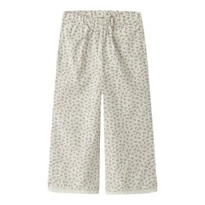 Lil' Atelier Bukser Mini Fjola Wide Ancle Coconut Milk