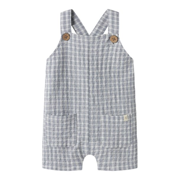 Lil' Atelier Sm�kbukser Baby Frey Short Loose Overall Coconut Milk