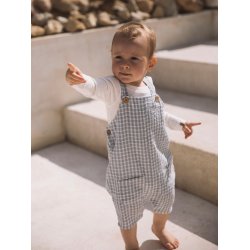Lil' Atelier Sm�kbukser Baby Frey Short Loose Overall Coconut Milk