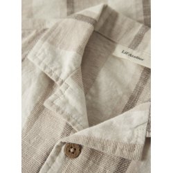 Lil' Atelier Skjorte Mini SS Fibert Loose Coconut Milk