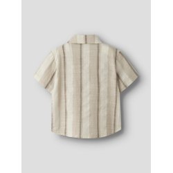 Lil' Atelier Skjorte Mini SS Fibert Loose Coconut Milk