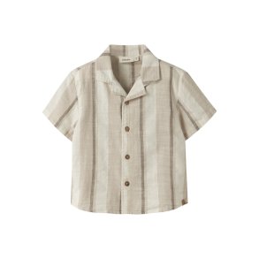 Lil' Atelier Skjorte Mini SS Fibert Loose Coconut Milk