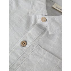 Lil' Atelier Skjorte Mini SS Florentin Gray Dawn