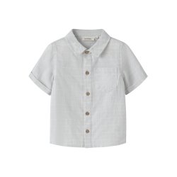 Lil' Atelier Skjorte Mini SS Florentin Gray Dawn