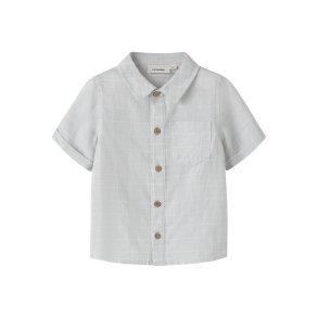 Lil' Atelier Skjorte Mini SS Florentin Gray Dawn