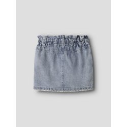 Lil' Atelier Nederdel Mini Funda Loose Medium Blue Denim