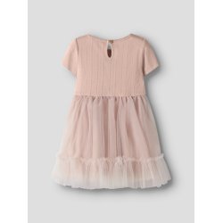 Lil' Atelier Kjole Mini SS Fanella Tulle Peach Whip