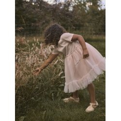 Lil' Atelier Kjole Mini SS Fanella Tulle Peach Whip