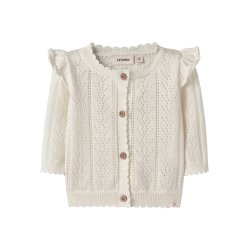 Lil' Atelier Cardigan Baby LS Strik Jela Coconut Milk