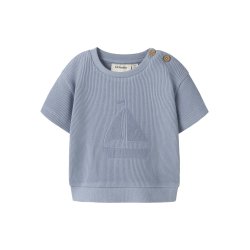 Lil' Atelier Sweatshirt Baby SS Harun Loose Dusty Blue