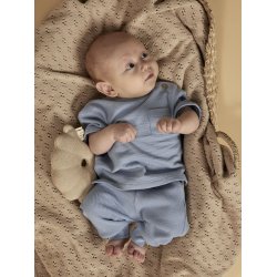 Lil' Atelier Sweatpants Baby Harun Loose Dusty Blue