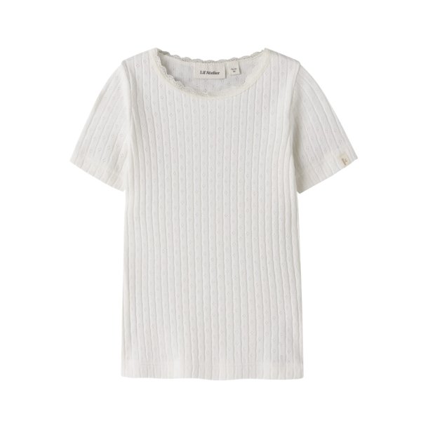 Lil' Atelier T-shirt SS Mini Haldis Slim Coconut Milk