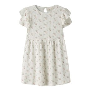 Lil' Atelier Kjole Mini SS Rachello Duna Coconut Milk