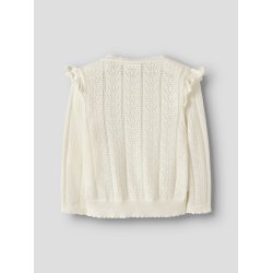 Lil' Atelier Cardigan Mini LS Strik Jela Coconut Milk