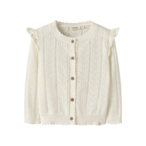 Lil' Atelier Cardigan Mini LS Strik Jela Coconut Milk