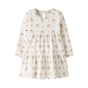 Lil' Atelier Kjole Mini LS Layo Sif Coconut Milk
