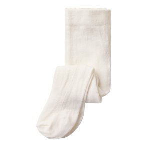 Lil' Atelier Str�mpebukser Baby Filso Pointelle Coconut Milk