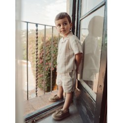 Lil' Atelier Shorts Mini Fibert Loose Coconut Milk
