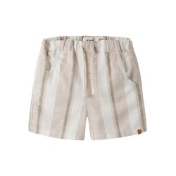Lil' Atelier Shorts Mini Fibert Loose Coconut Milk