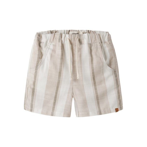 Lil' Atelier Shorts Mini Fibert Loose Coconut Milk
