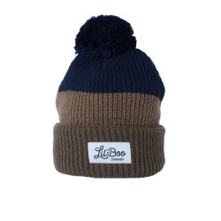 Lil' Boo Hue Beanie Rainbow Brown/Navy