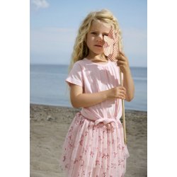 Minymo Nederdel Skirt Glitter AOP Rosen Quartz