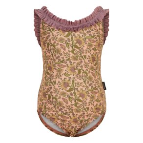 Mikk Line Badedragt Recycled AOP Twilight Mauve