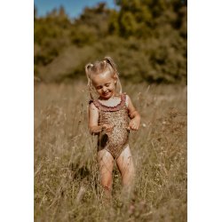 Mikk Line Badedragt Recycled AOP Twilight Mauve