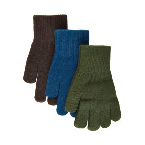 Mikk-Line Vanter Strik 3-pak Magic Forest Night - Stargazer - Java 