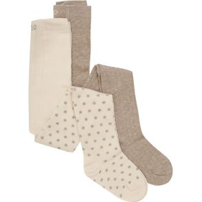 Minymo Strmpebukser 2-pak Simply Taupe