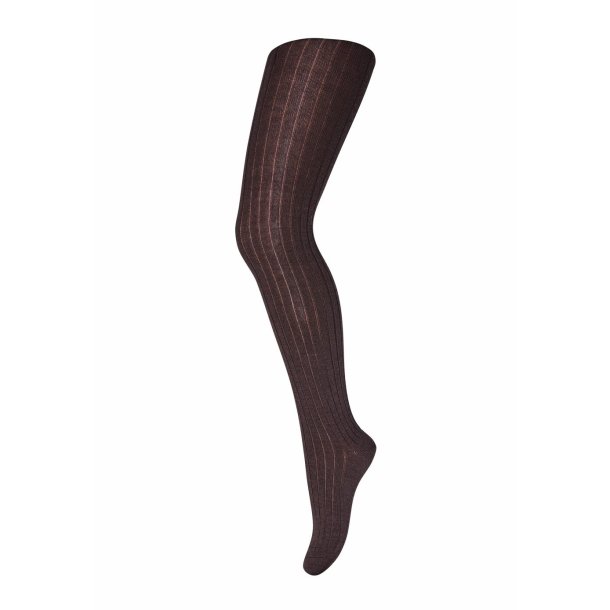 MP Danmark Strmpebukser Rib Uld Dark Brown