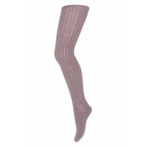 MP Danmark Strmpebukser Rib Uld Dark Purple Dove