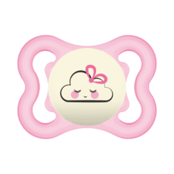 MAM Sut Supreme Night 0-6 m. Silikone Pink