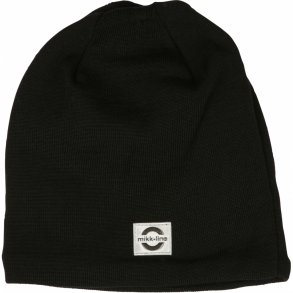 Mikk-Line Hue Uld Solid Sort