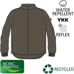 Mikk-Line Termojakke Soft Recycled Boy Tarmac