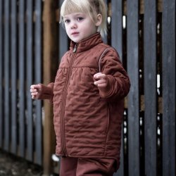 Mikk-Line Termojakke Soft Recycled Girl Mahogany