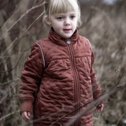 Mikk-Line Termojakke Soft Recycled Girl Mahogany