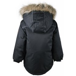 Mikk-Line Vinterjakke Dreng Twill Nylon Parca Black