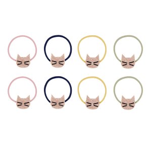 Mimi & Lula Hrelastikker 8 stk. Glitter Cat Winter Flora