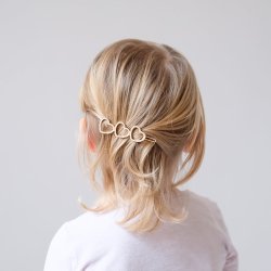 Mimi &amp; Lula H�rclips 3 stk med perler Queen