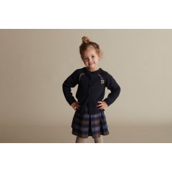 Mini A Ture Nederdel Annelisa Black Iris Blue