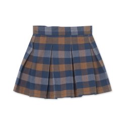 Mini A Ture Nederdel Annelisa Black Iris Blue