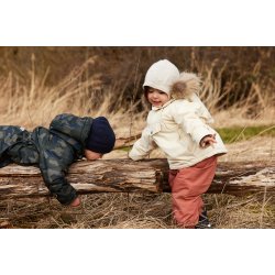 Mini A Ture Vinterjakke Wang Fur Angora Cream 