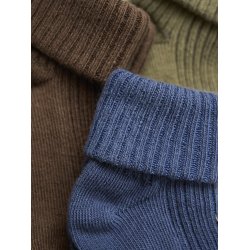 Minymo Baby Strmper Rib 3-pak Dark Olive