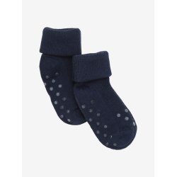 Minymo Baby Str�mper ABS-skridsikre 2-pak Rib Total Eclipse