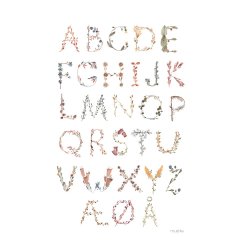 Mushie ABC Plakat 29,7 x 42 cm.