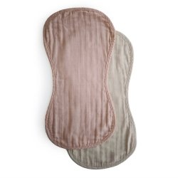 Mushie Gylpeklud / Burp Cloth Blush Fog